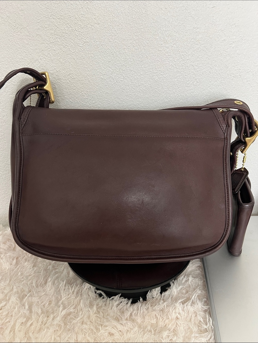 Coach Mahogany Patricia’s Legacy Flap Saddle Bag with Multi Function Wallet - Picture 6 of 16
